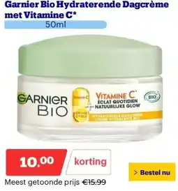 Bol.com Garnier Bio Hydraterende Dagcrème met Vitamine C* aanbieding