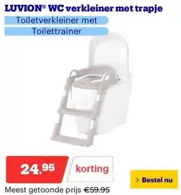 Bol.com LUVION® WC verkleiner met trapje aanbieding