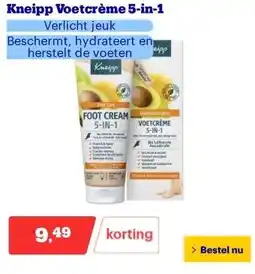 Bol.com Kneipp Voetcrème 5-in-1 aanbieding