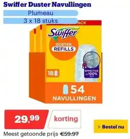 Bol.com Swiffer Duster Navullingen aanbieding