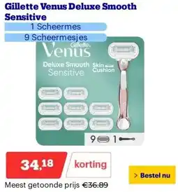 Bol.com Gillette Venus Deluxe Smooth Sensitive aanbieding