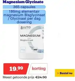 Bol.com Magnesium Glycinate aanbieding