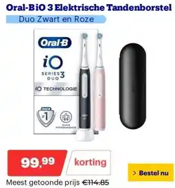 Bol.com Oral-B iO 3 Elektrische Tandenborstel aanbieding