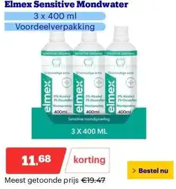 Bol.com Elmex Sensitive Mondwater aanbieding