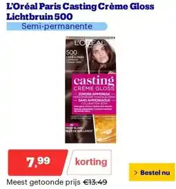 Bol.com L’Oréal Paris Casting Crème Gloss Lichtbruin 500 aanbieding