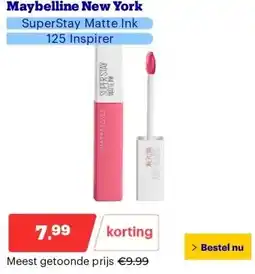 Bol.com Maybelline New York aanbieding