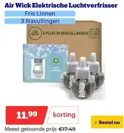 Bol.com Air Wick Elektrische Luchtverfrisser aanbieding