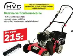 Van Cranenbroek Benzine verticuteermachine aanbieding