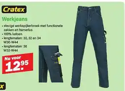 Van Cranenbroek Cratex Werkjeans aanbieding