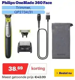 Bol.com Philips OneBlade 360 Face aanbieding