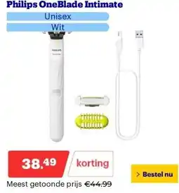 Bol.com Philips OneBlade Intimate aanbieding