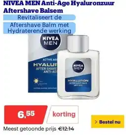 Bol.com NIVEA MEN Anti-Age Hyaluronzuur Aftershave Balsem aanbieding