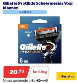 Bol.com Gillette ProGlide Scheermesjes Voor Mannen aanbieding