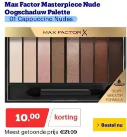 Bol.com Max Factor Masterpiece Nude Oogschaduw Palette aanbieding