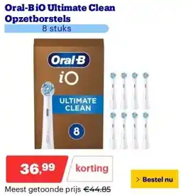 Bol.com Oral-B iO Ultimate Clean Opzetborstels aanbieding