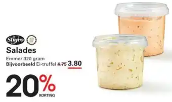 Sligro Salades aanbieding