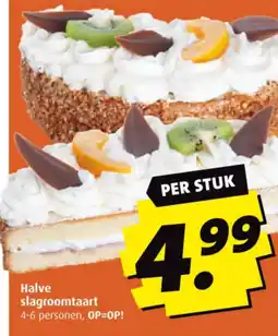 Boni Halve slagroomtaart aanbieding