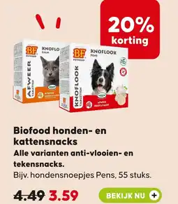 Pets Place Biofood honden kattensnacks en aanbieding