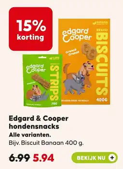 Pets Place Edgard & Cooper hondensnacks aanbieding