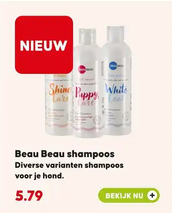 Pets Place Beau Beau shampoos aanbieding