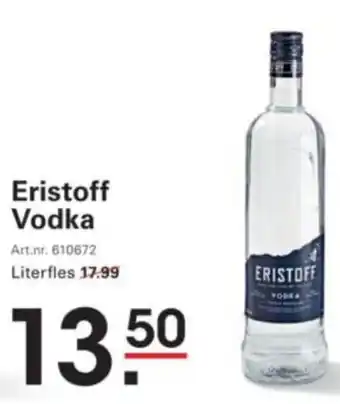 Sligro ERISTOFF Eristoff Vodka aanbieding