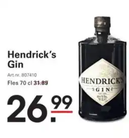 Sligro Hendrick's Gin aanbieding