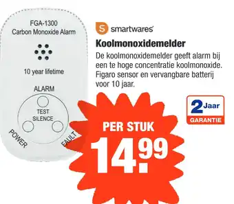 ALDI Koolmonoxidemelder aanbieding