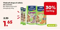 Pets Place Vitakraft drops of rollinis aanbieding