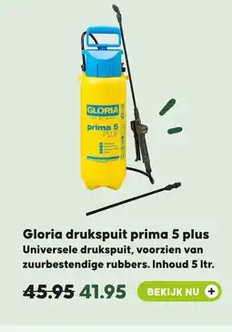 Pets Place Gloria drukspuit prima 5 plus aanbieding