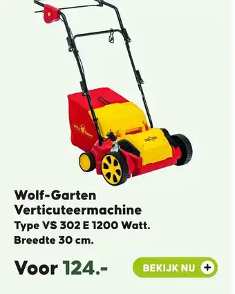 Pets Place Wolf-Garten Verticuteermachine aanbieding