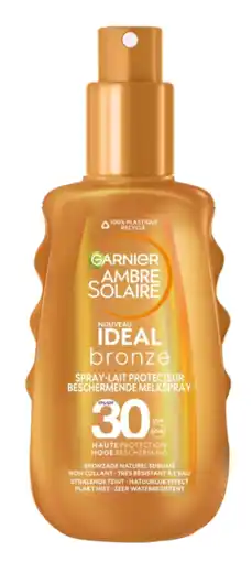 De Online Drogist Garnier Ambre Solaire Ideal Bronze SPF30 Melkspray aanbieding