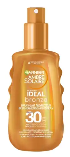 De Online Drogist Garnier Ambre Solaire Ideal Bronze SPF30 Melkspray aanbieding