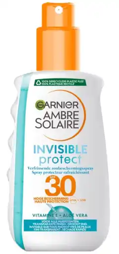 De Online Drogist Garnier Ambre Solaire Invisible Protect SPF30 Spray aanbieding