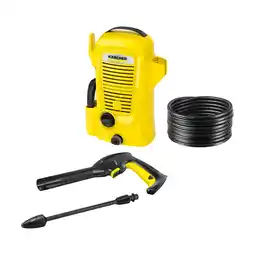 MediaMarkt Karcher K 2 Universal Edition - Geschikt Voor 20 M² 1400 W 110 Bar Hogedrukreiniger Geel aanbieding