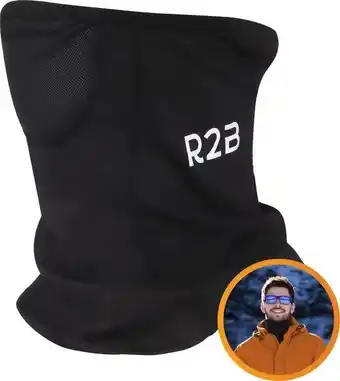 ANWB R2B Fleece Nekwarmer Heren & Dames One Size Zwart aanbieding