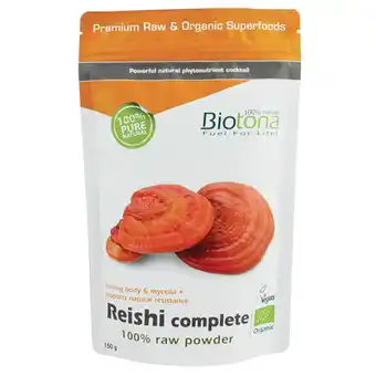 Holland & Barrett Biotona Reishi Complete Raw Poeder - 150g aanbieding