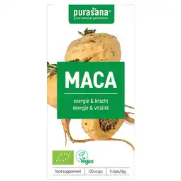 Holland & Barrett Purasana Maca 300mg Bio - 120 capsules aanbieding