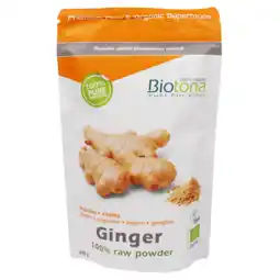 Holland & Barrett Biotona 100% Gember Poeder - 200g aanbieding