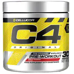 Holland & Barrett Cellucor C4 Original Pre-Workout Fruit Punch - 204g aanbieding