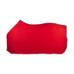 Welkoop Horka Economy fleece cooler - Zweetdeken - Rood aanbieding