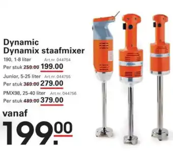 Sligro Dynamic Dynamix staafmixer aanbieding