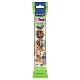 Pets Place Vitakraft Rollinis Bosvrucht - Knaagdiersnack - 48 g aanbieding