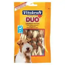 Pets Place Vitakraft Duo Vleesstrips Msc - Hondensnacks - Lam Vis 80 g aanbieding