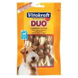 Pets Place Vitakraft Duo Vleesstrips Msc - Hondensnacks - Lam Vis 80 g aanbieding