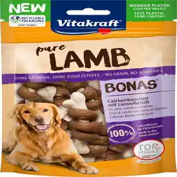 Pets Place Vitakraft Bonas Calciumbotjes - Hondensnacks - Lam 80 g aanbieding