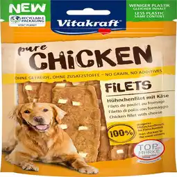 Pets Place Vitakraft Chicken Kipfilets Met Kaas - Hondensnacks - Kaas 80 g aanbieding
