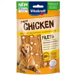 Pets Place Vitakraft Chicken Kipfilets Met Kaas - Hondensnacks - Kaas 80 g aanbieding