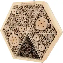 Pets Place Natuurmonumenten Insectenhuis Zeshuis - Nestkast - 34x8x34 cm Large aanbieding