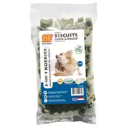 Pets Place Bf 3 In 1 Koekjes Vlo&Teek - Hondensnacks - Kruiden Knoflook 200 g Mini aanbieding