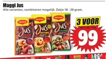 Dirk Maggi jus 3*18-29g aanbieding